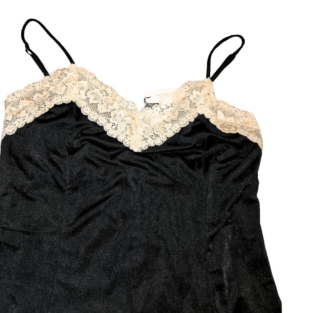 Y2K Victoria's Secret NWT Lace Trim Cami Tank, sz. S - Picture 3 of 12